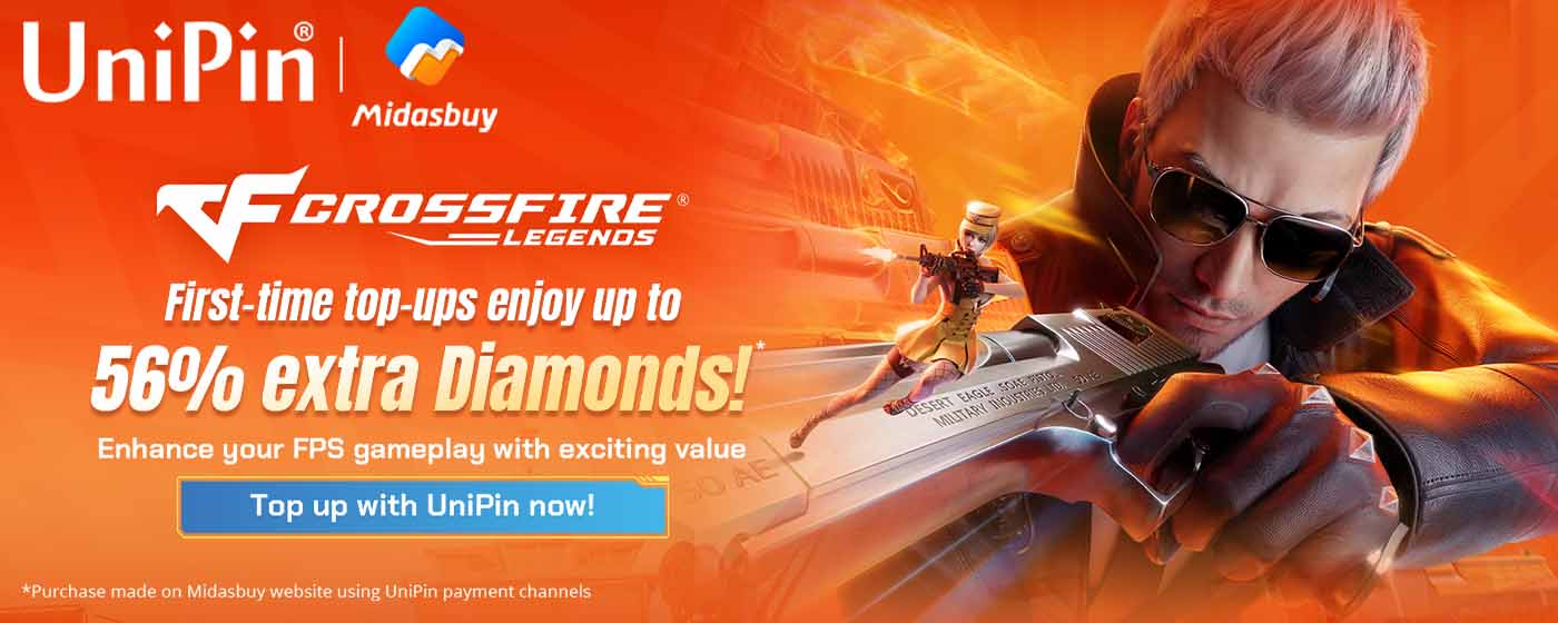 Level Up Your FPS Game: Get Up to 56% Extra Diamonds in CrossFire: Legends (PH)